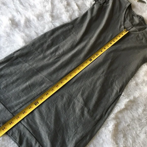 Prana V-neck Shirt dress with pockets. Sz XS-Grey - Picture 6 of 7